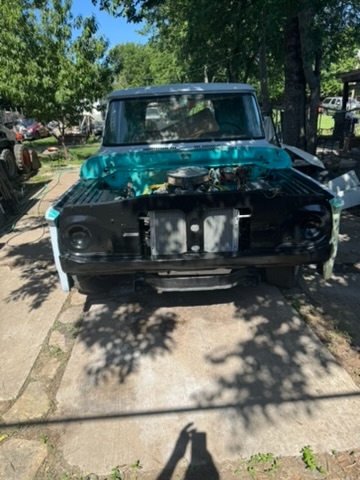 Front grille off